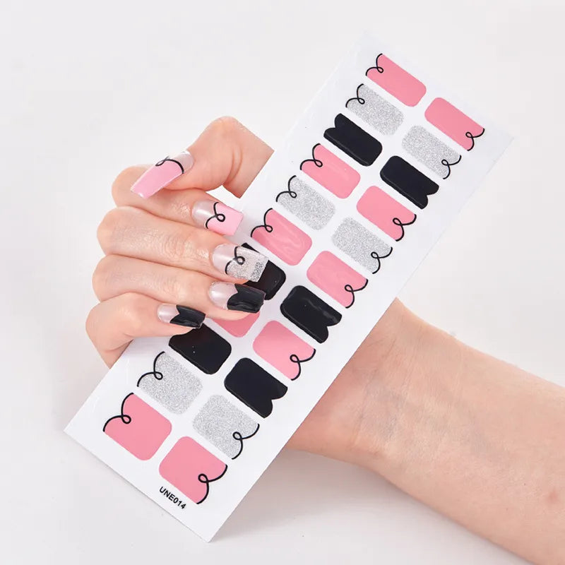 DIY Nail Polish Strips Wraps