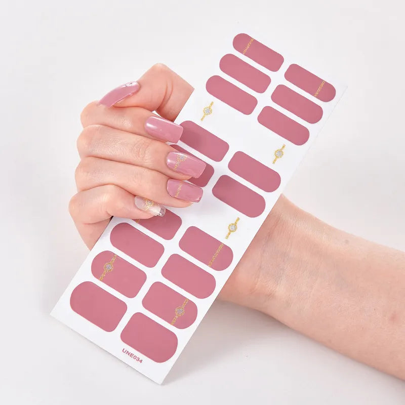 DIY Nail Polish Strips Wraps