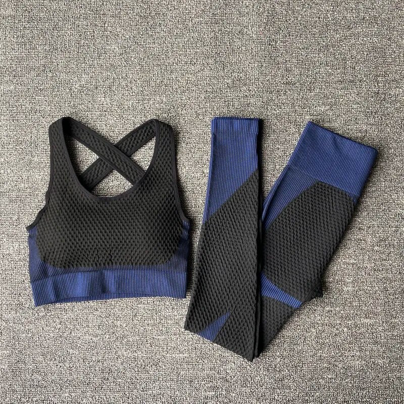 3PCS Seamless Women Yoga Set