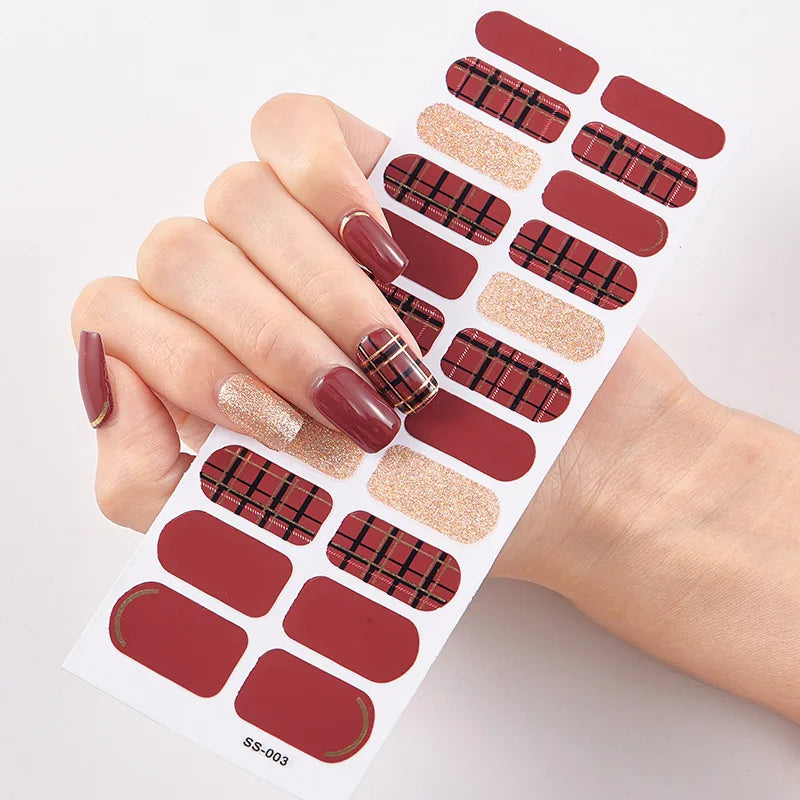 DIY Nail Polish Strips Wraps