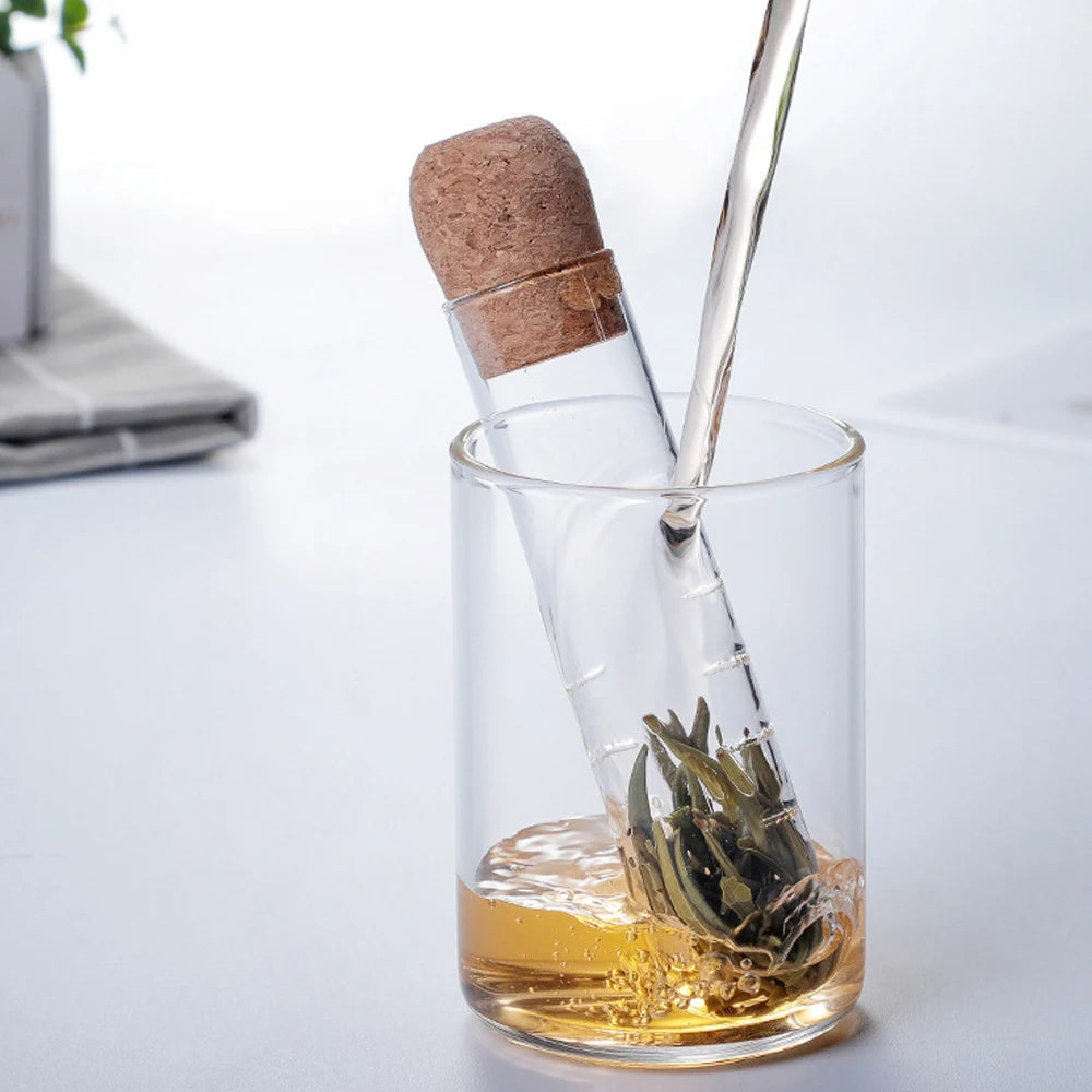 Tea Infuser Tea Filter Sieve Glass Pipe