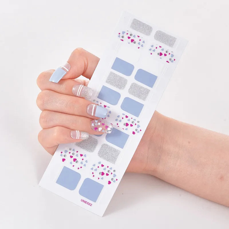 DIY Nail Polish Strips Wraps