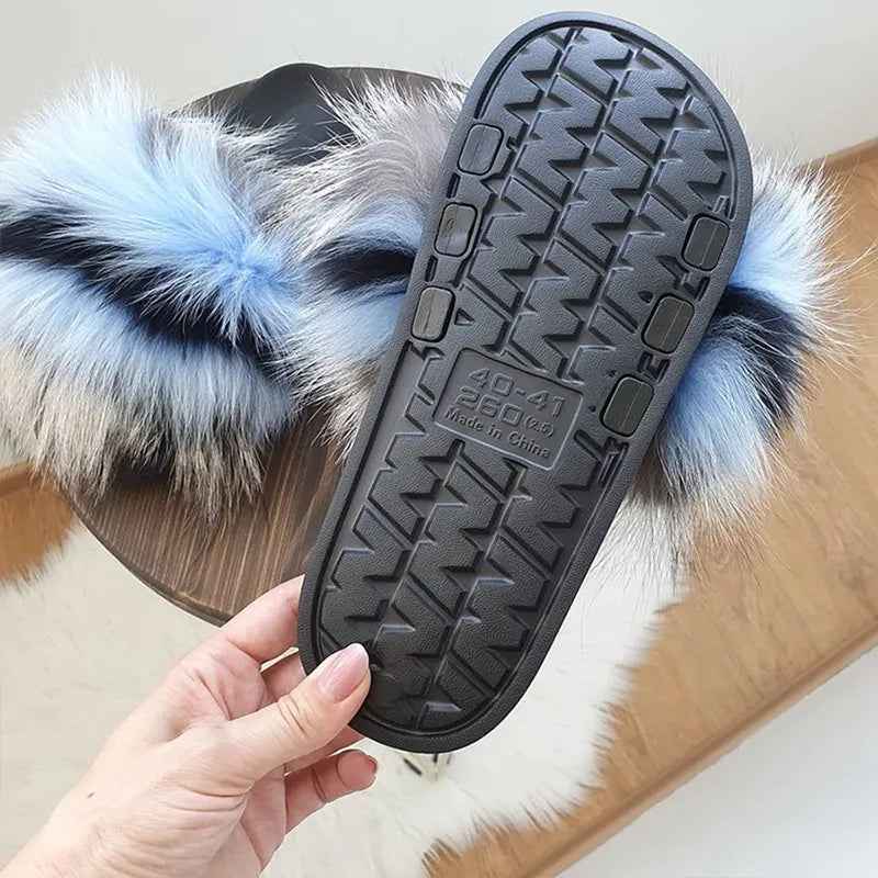 Summer Fur Slippers