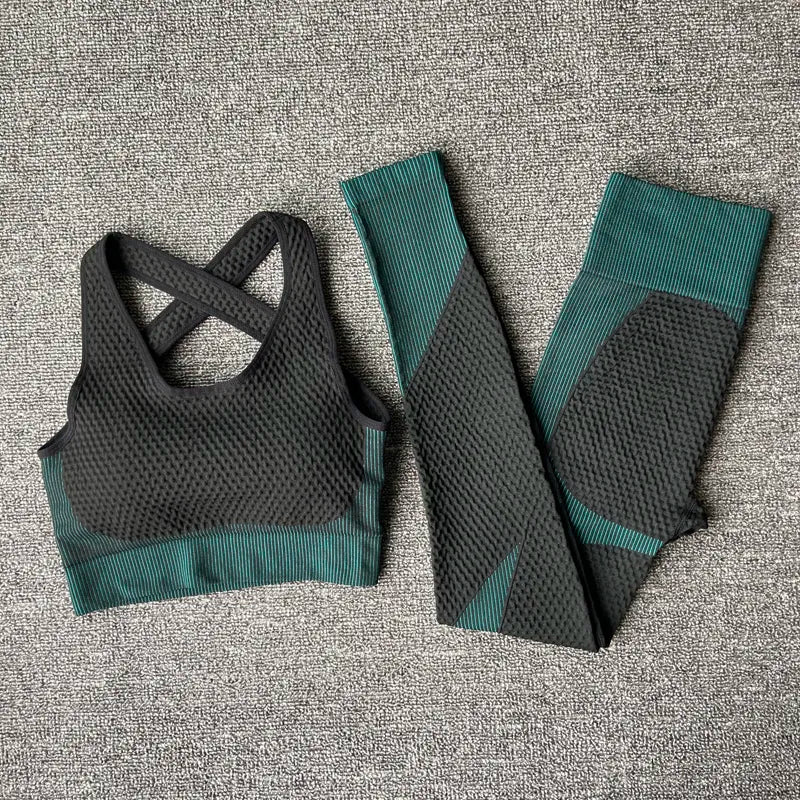 3PCS Seamless Women Yoga Set