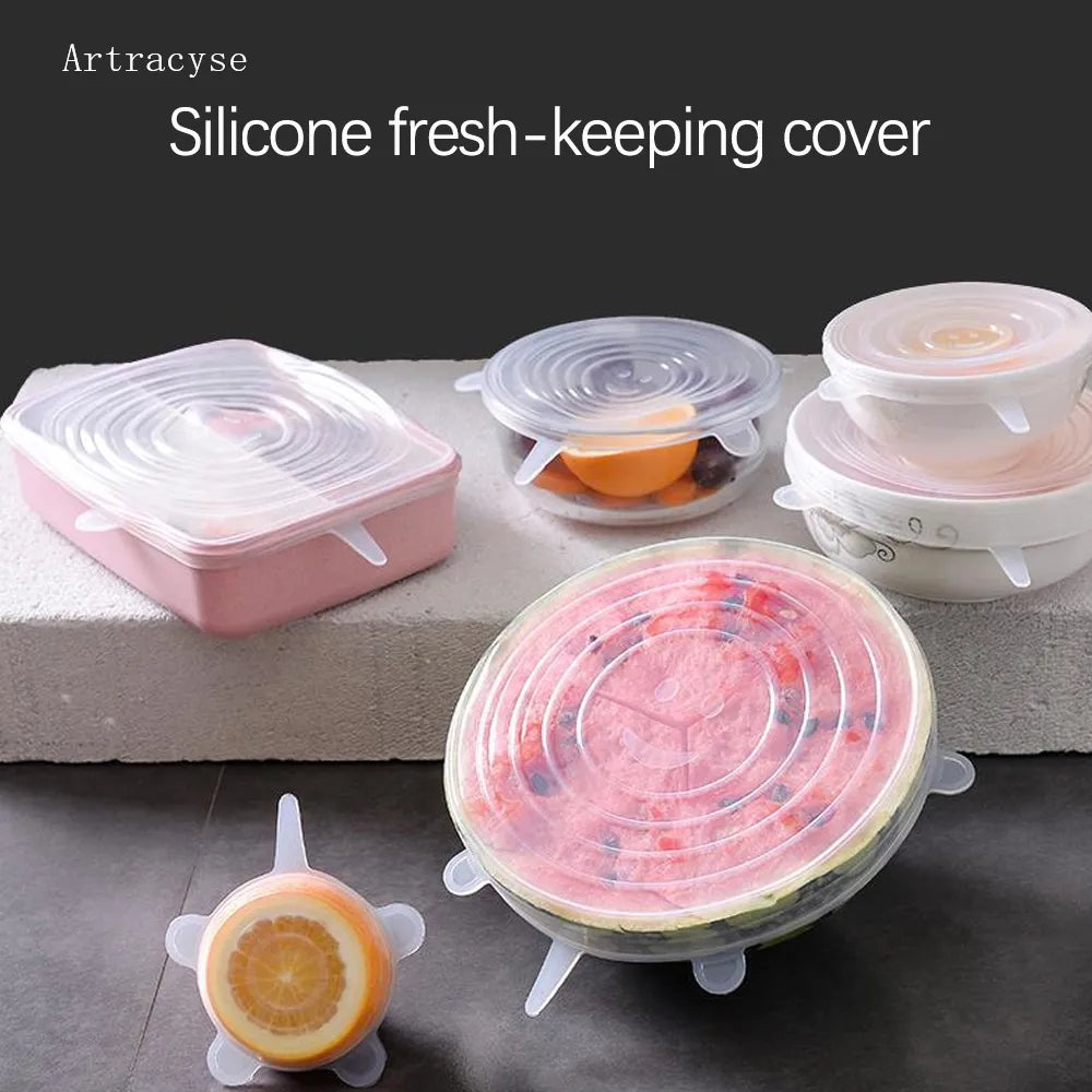 Silicone Cover Stretch Lids Reusable