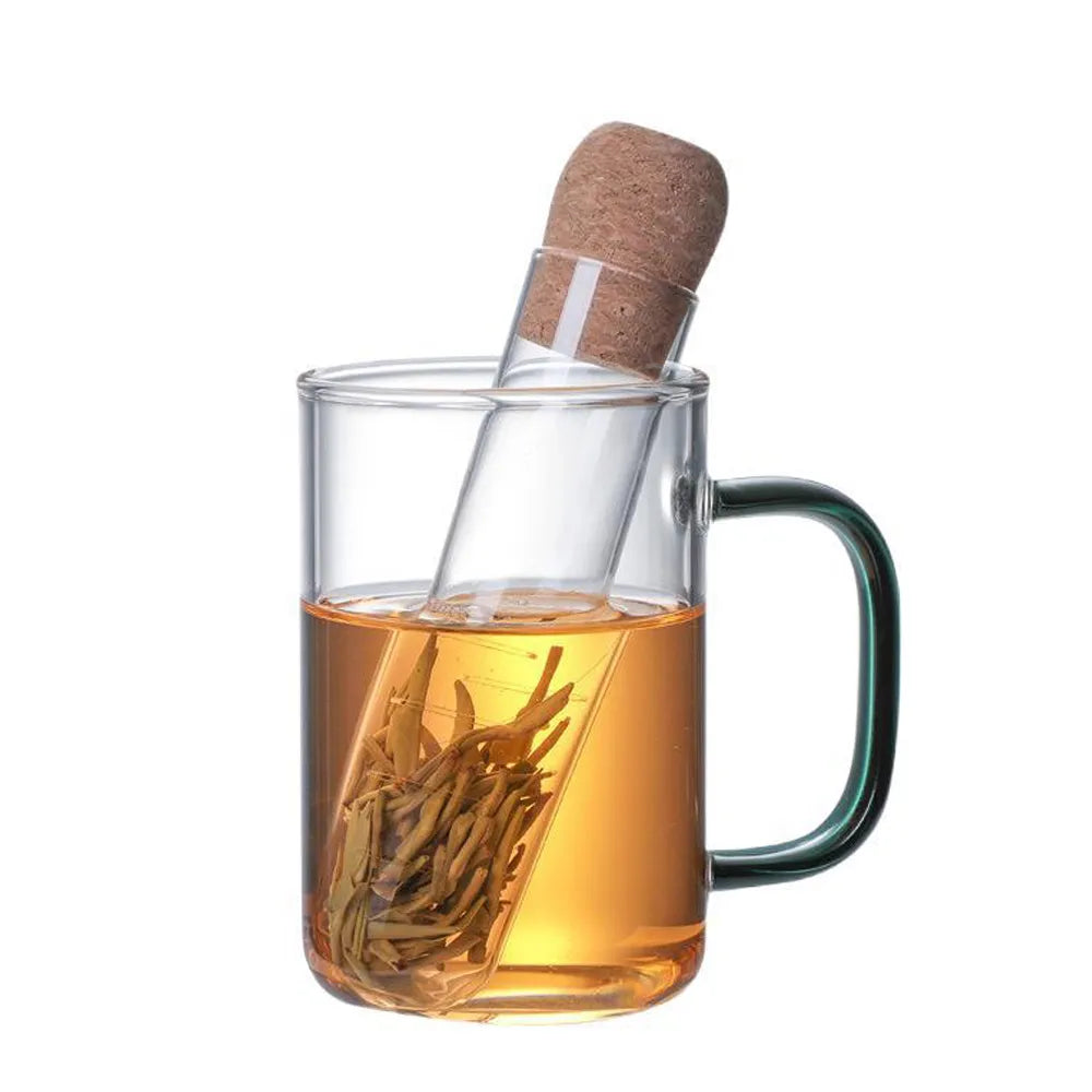 Tea Infuser Tea Filter Sieve Glass Pipe