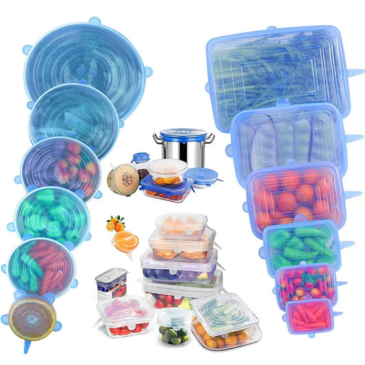 Silicone Cover Stretch Lids Reusable