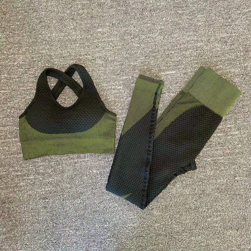 3PCS Seamless Women Yoga Set