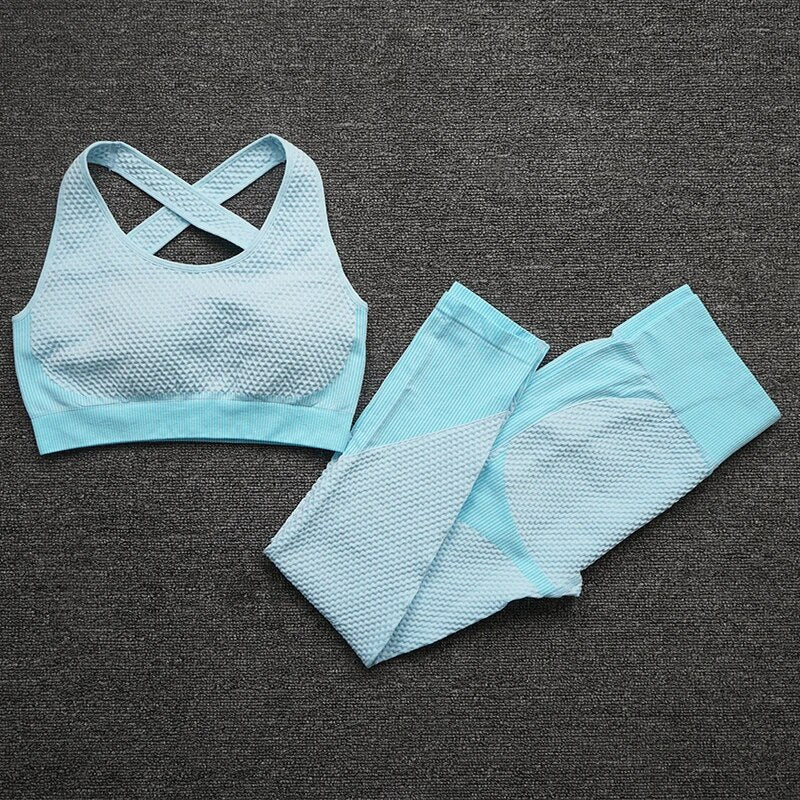 3PCS Seamless Women Yoga Set