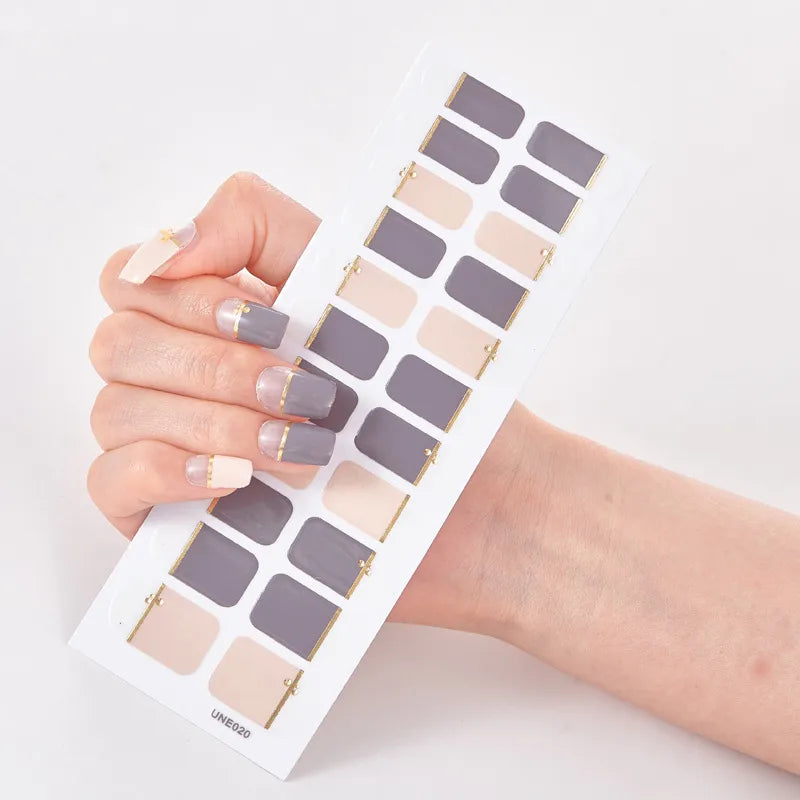 DIY Nail Polish Strips Wraps