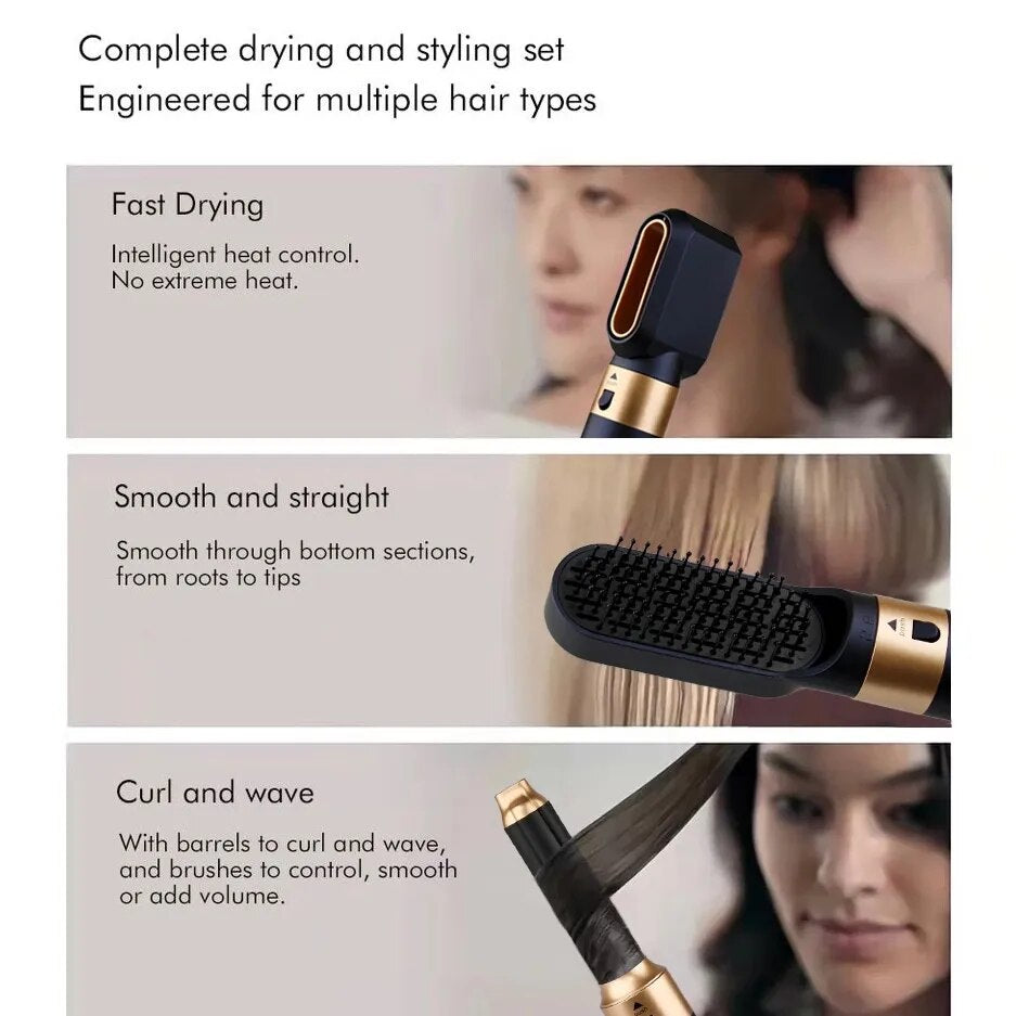 New Hair Dryer Multi Hair Styler 5 in1