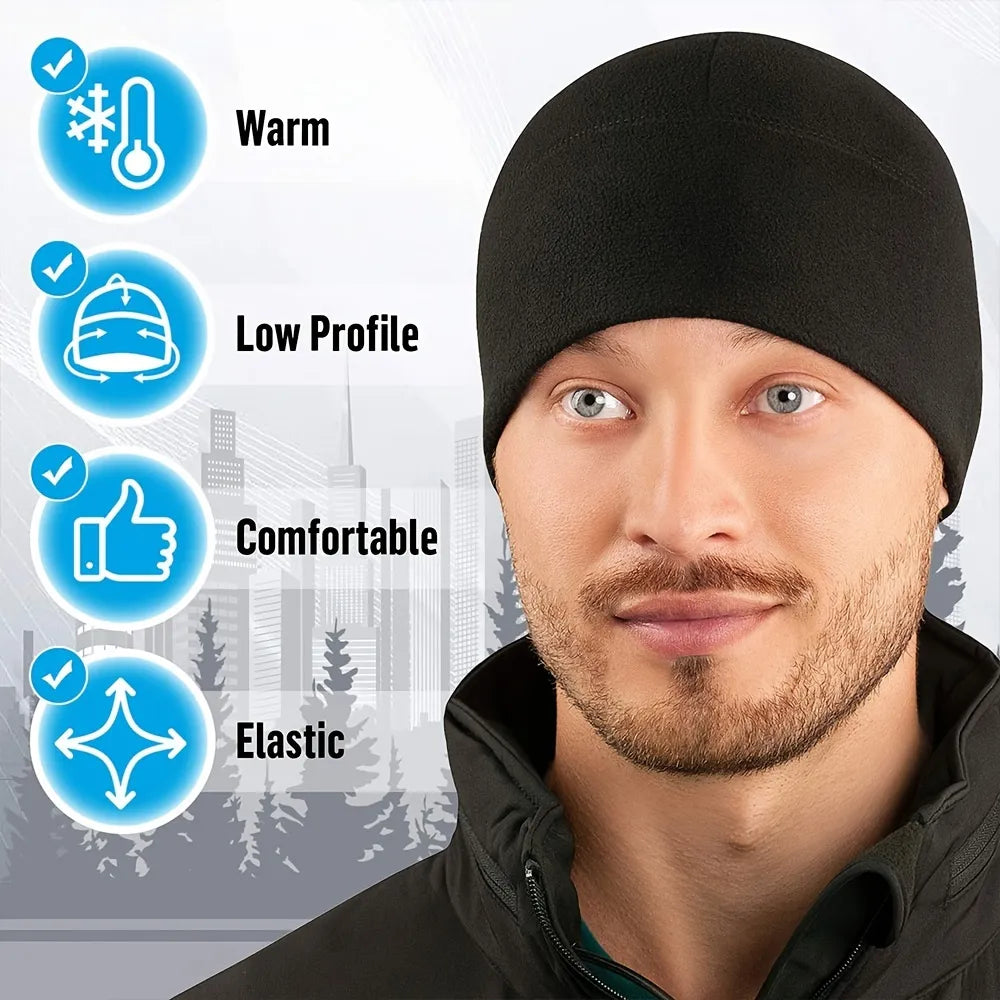 Windproof Polar Fleece Warm Beanie