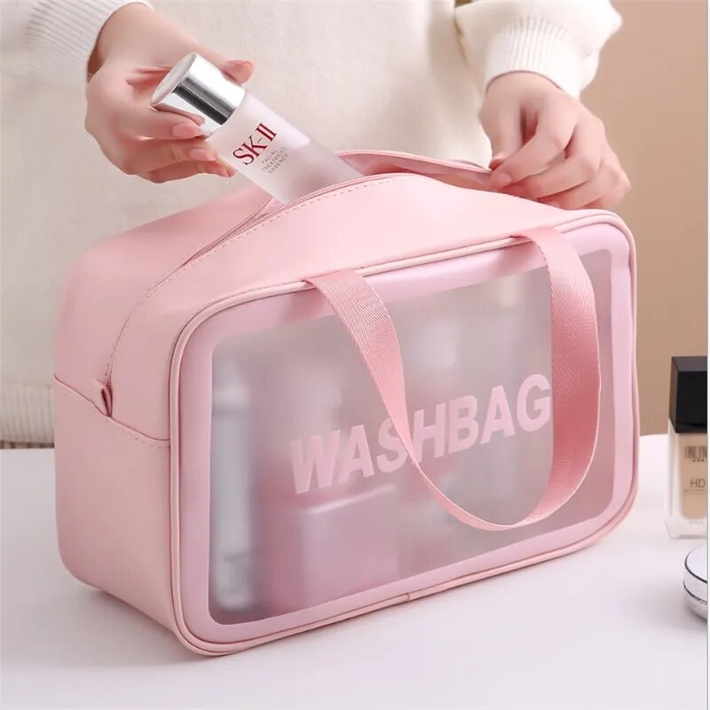 Portable Travel Wash Bag Transparent