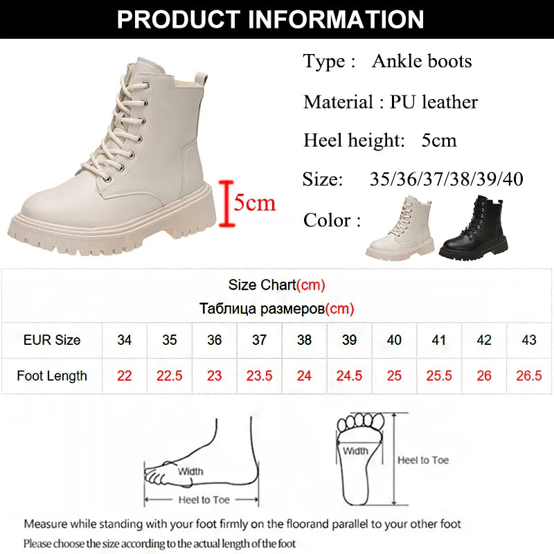 Winter Thicken Plush Ankle Boots Women