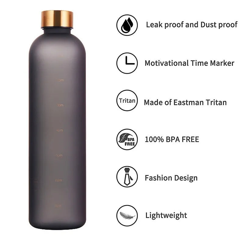 1L Bottle With Time Marker 32 OZ