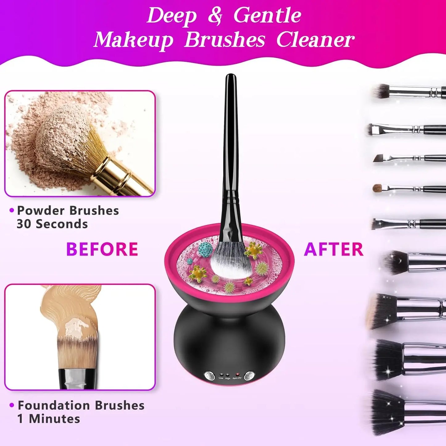 Makeup Brush Cleaner Machine