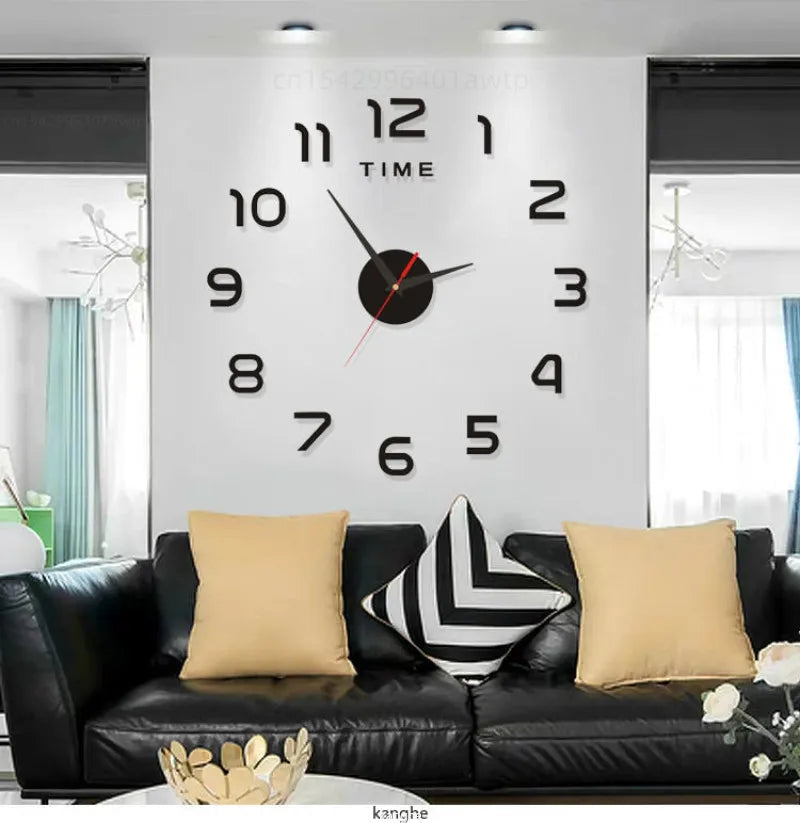 Wall Clock 3D DIY Quartz