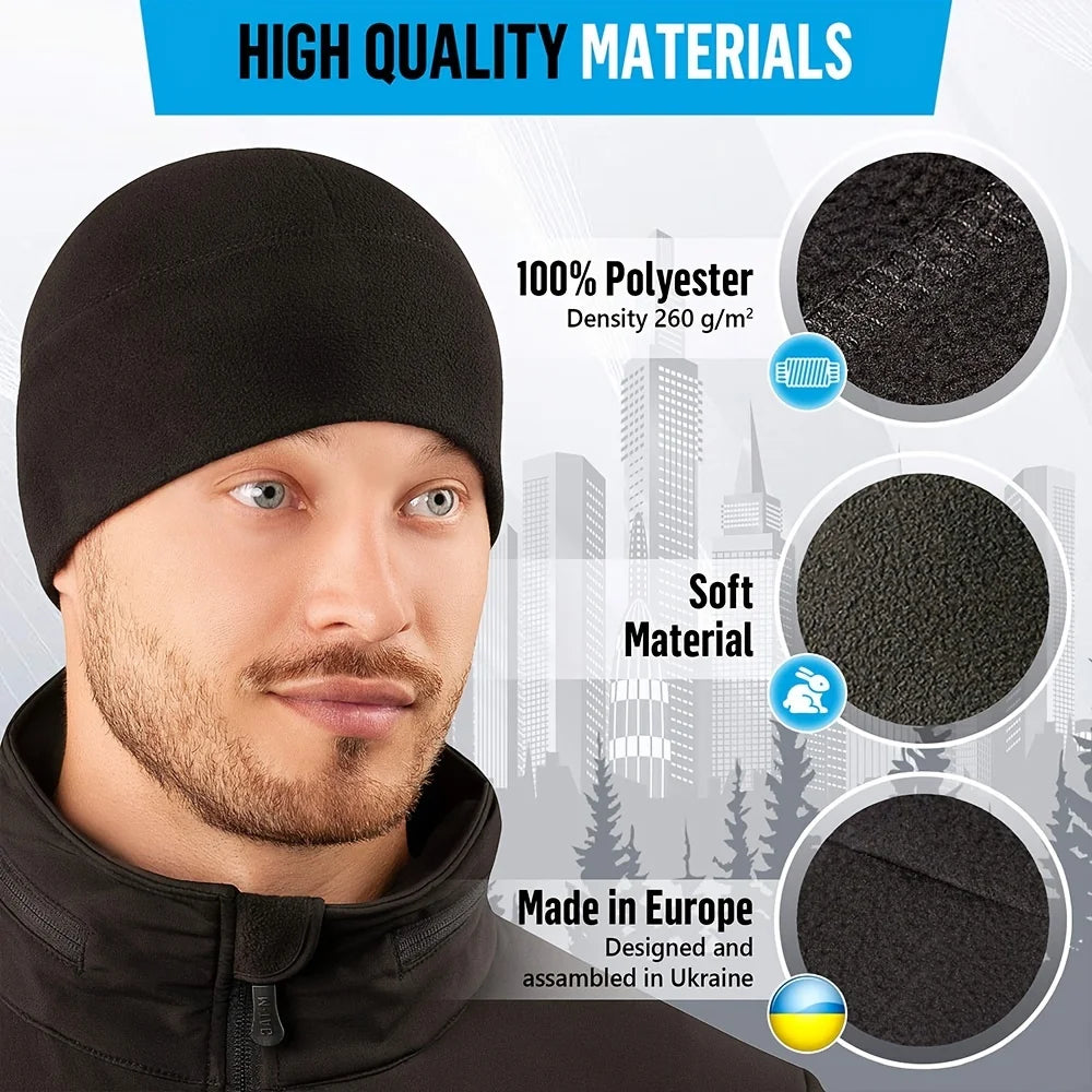 Windproof Polar Fleece Warm Beanie