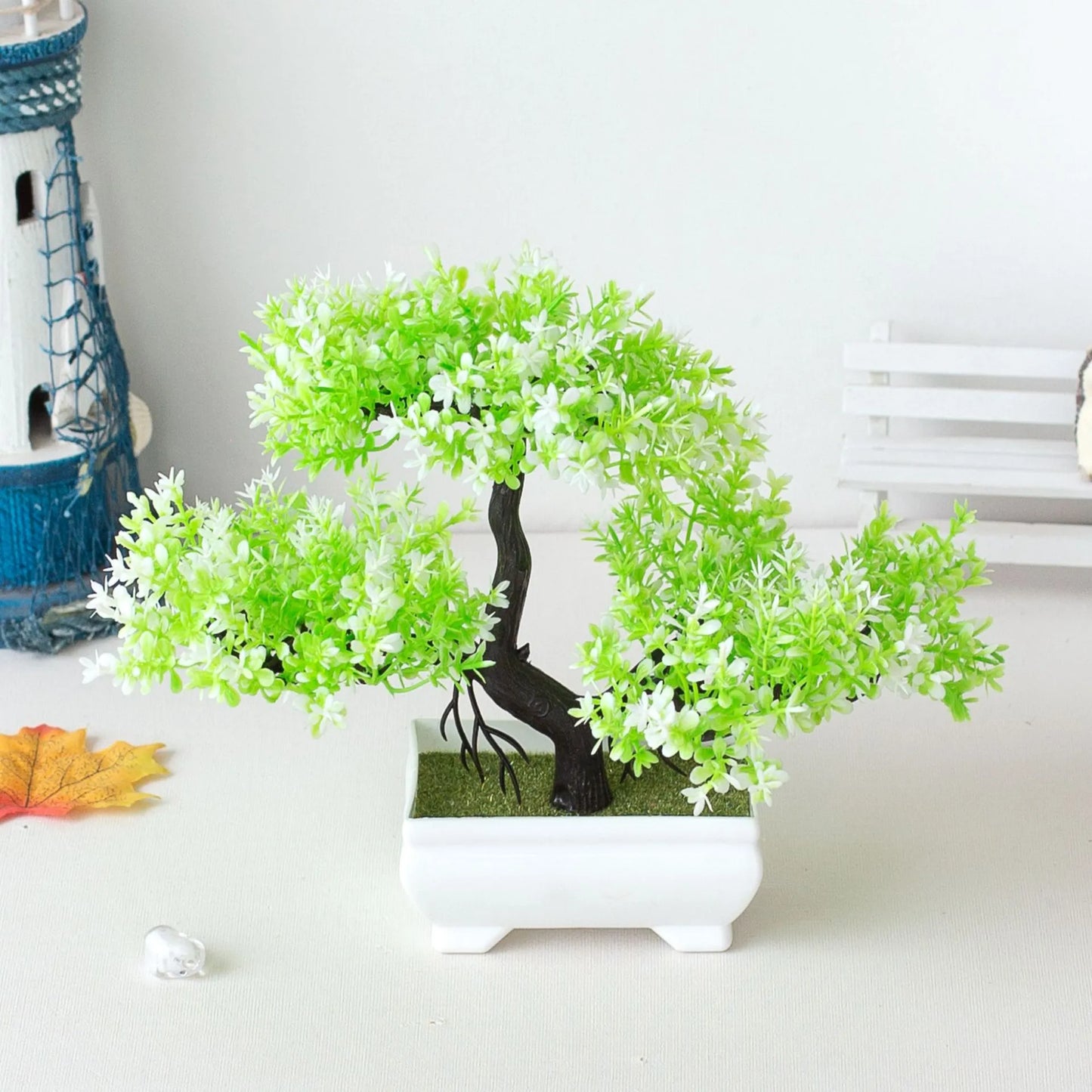 Artificial Plant Bonsai Plastic Small Tree Pot Fake Plant