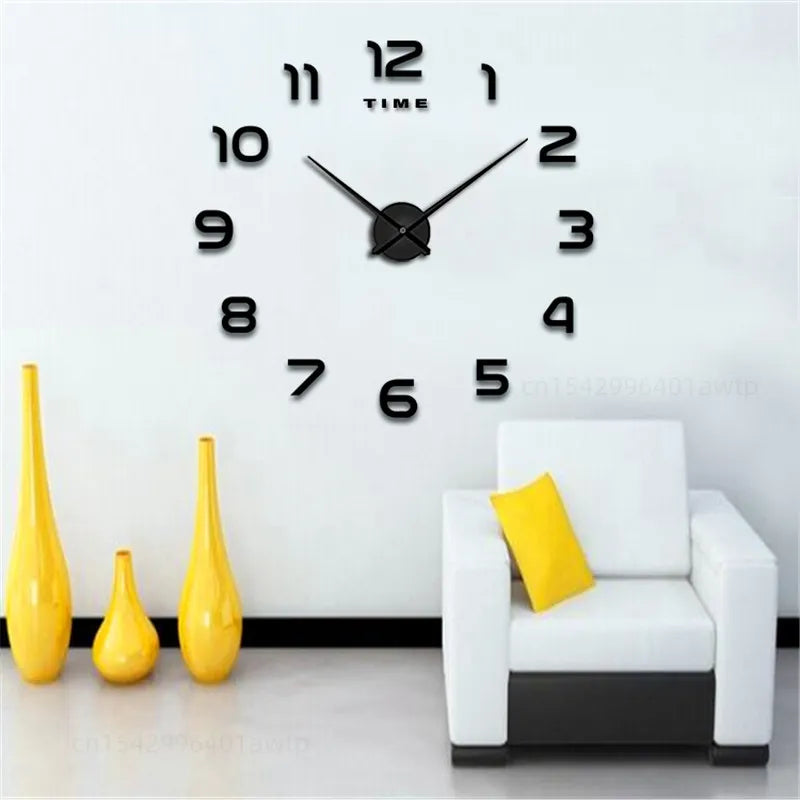 Wall Clock 3D DIY Quartz