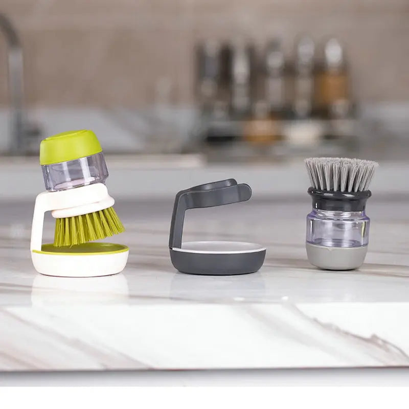 Dish Brush With Soap Dispenser