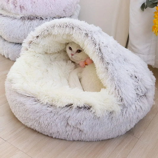 Soft Plush Round Pet Bed