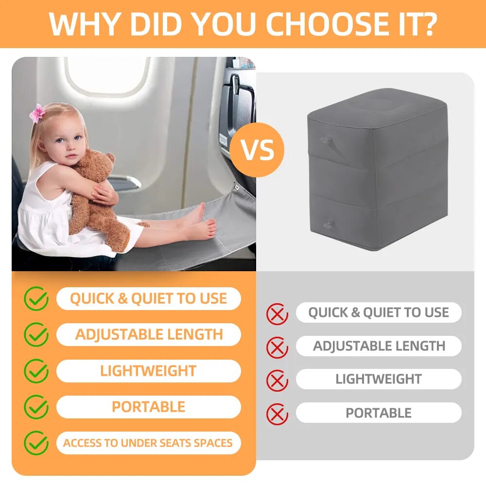 Kids Travel Airplane Bed