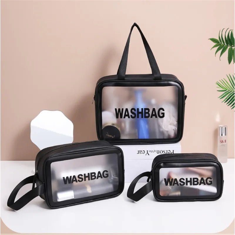 Portable Travel Wash Bag Transparent