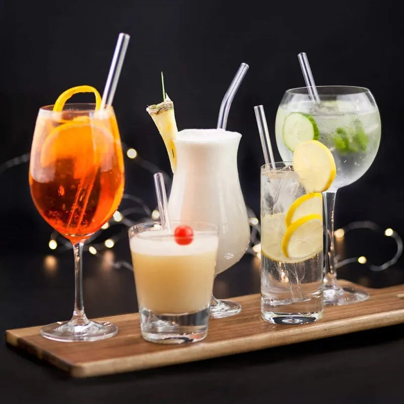 Glass Straws Eco Friendly Reusable