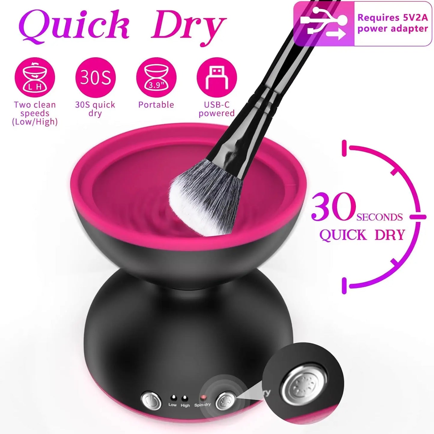 Makeup Brush Cleaner Machine