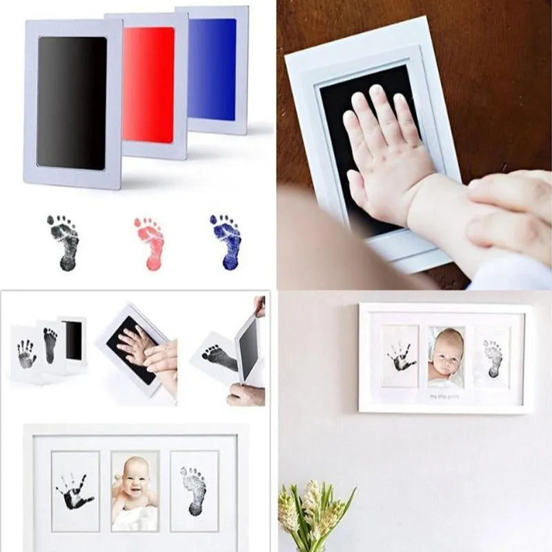 DIY Hand And Footprint Kit Inkl Pads Photo Frame