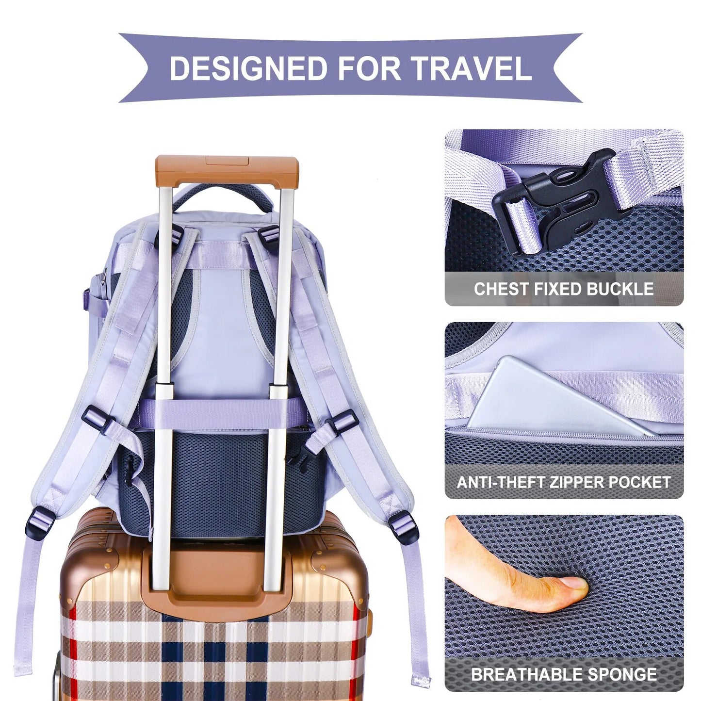 Travel Backpack Airplane Large Capacity