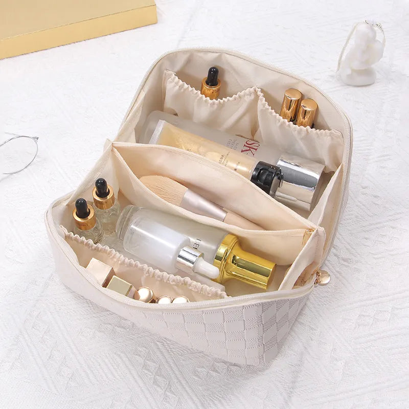 Cosmetic Bag PU Pillow Makeup Pouch