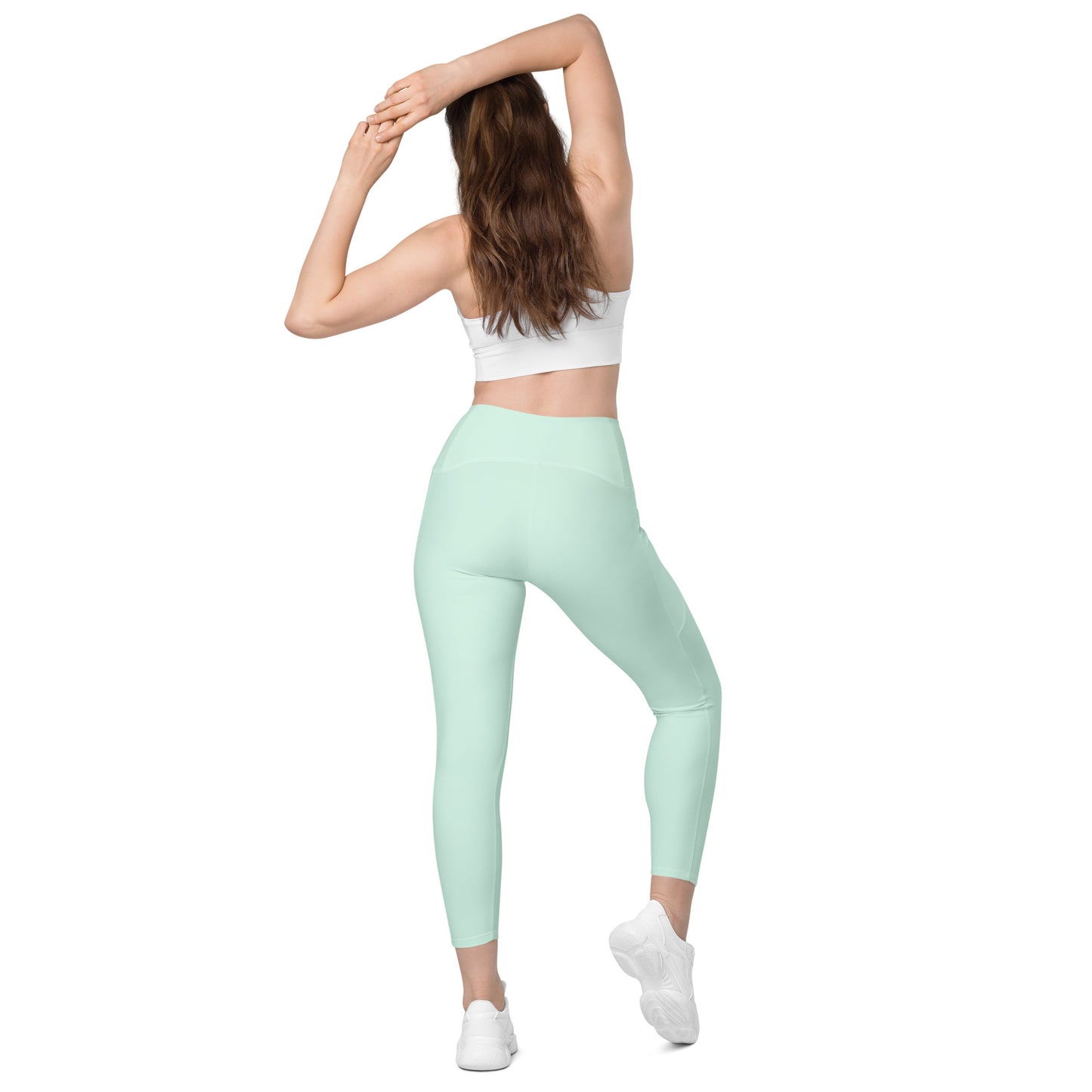 Leggings with pockets mint