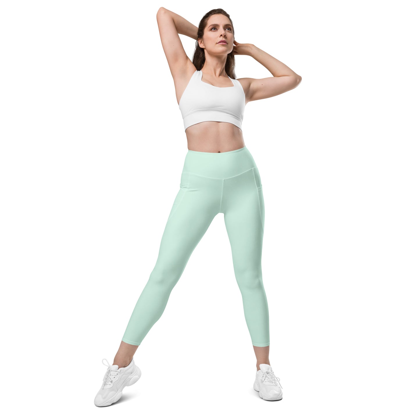 Leggings with pockets mint