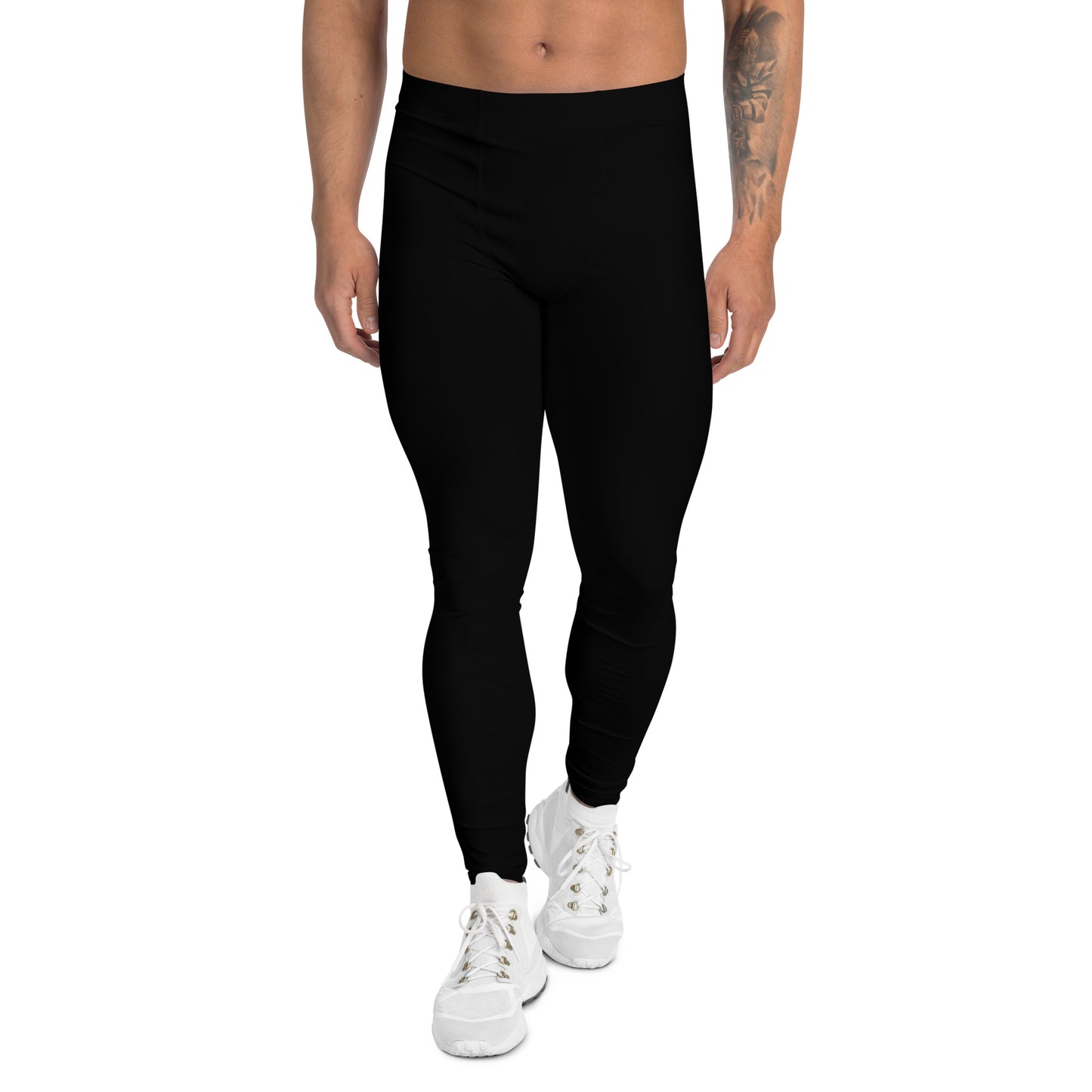 Men's black leggings