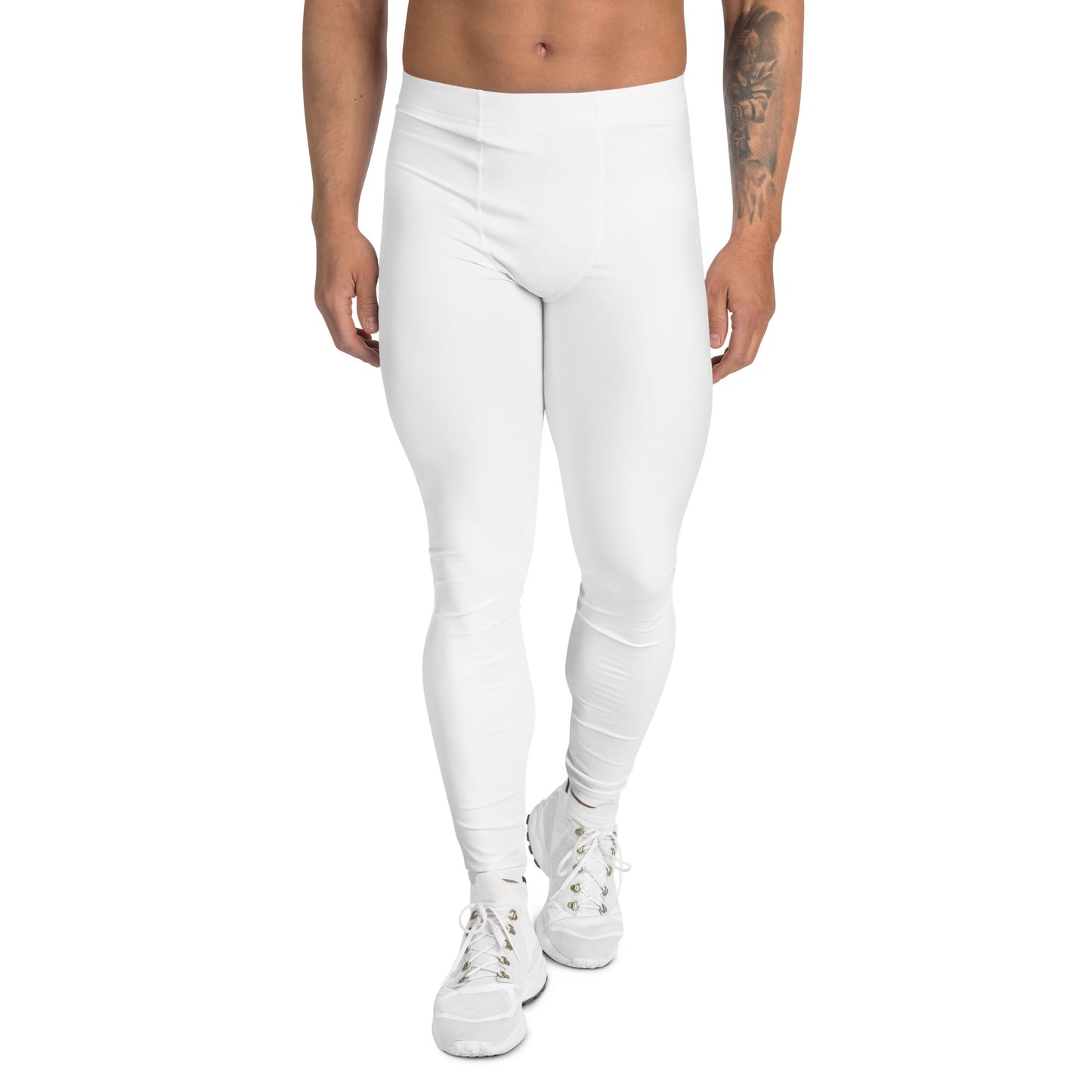 Herren-Leggings weiss