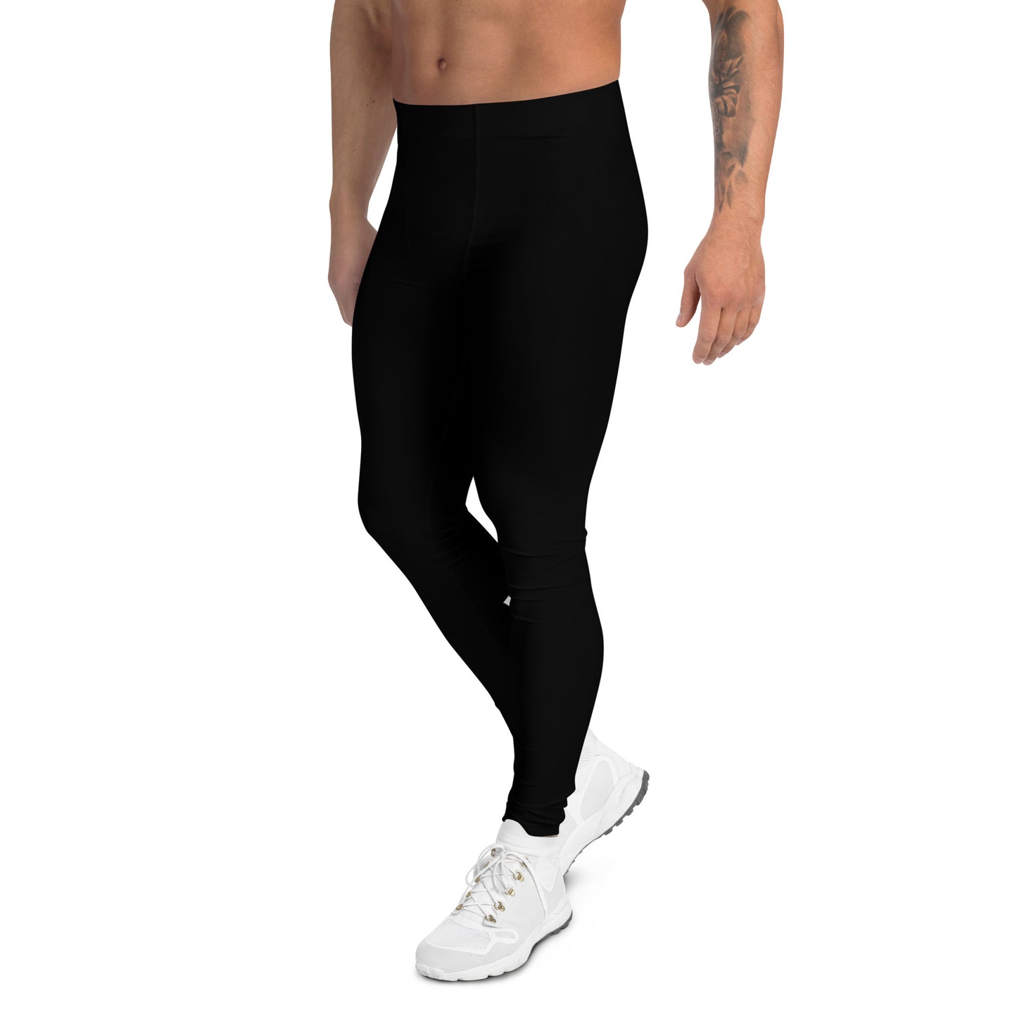 Men's black leggings