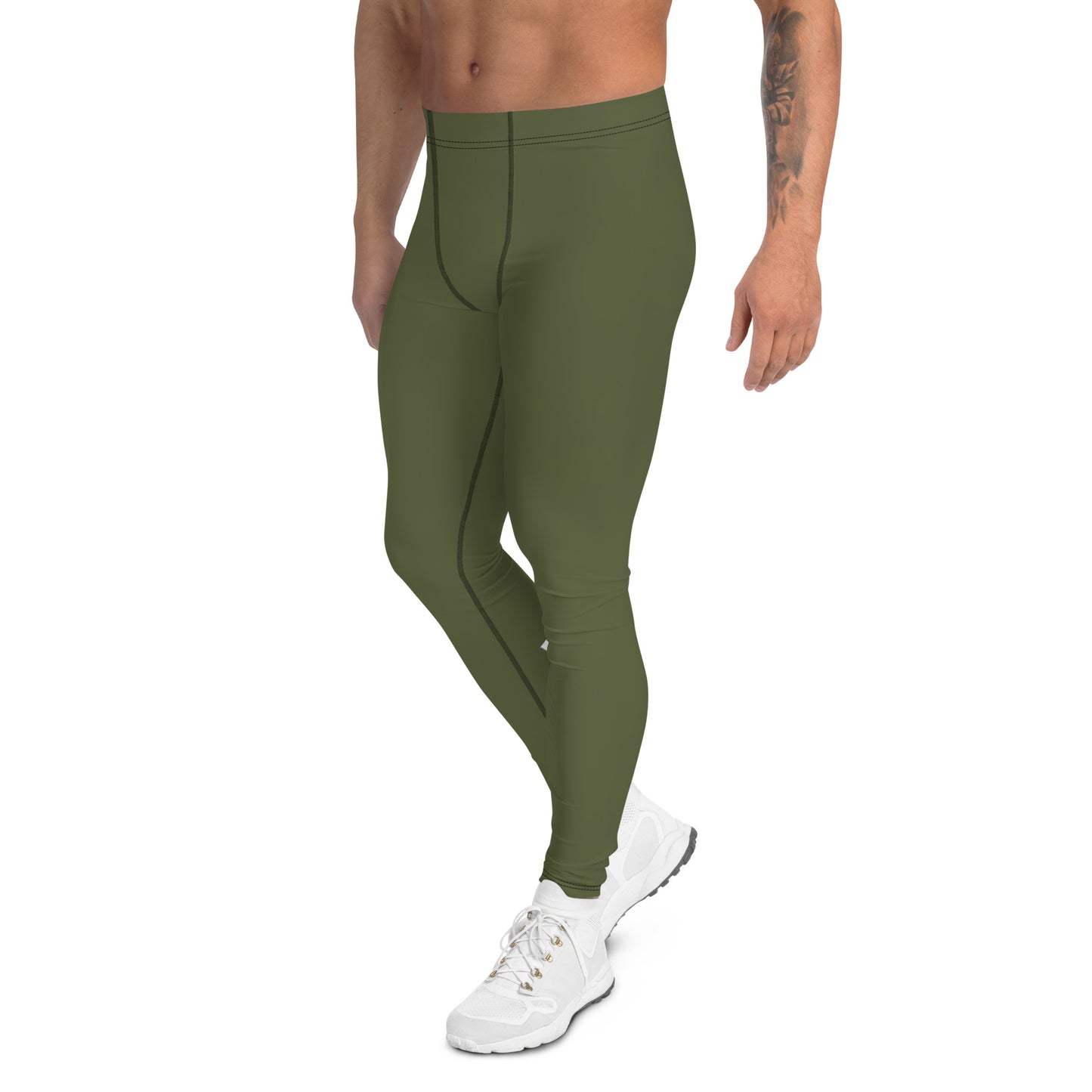 Men's leggings olive