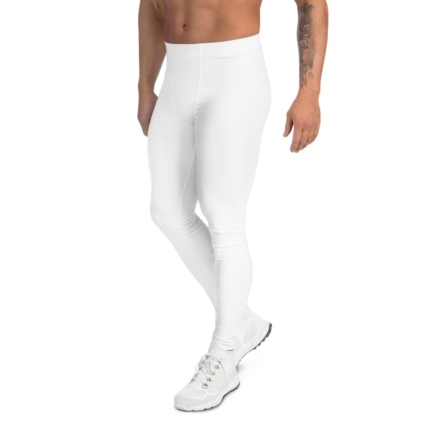 Herren-Leggings weiss