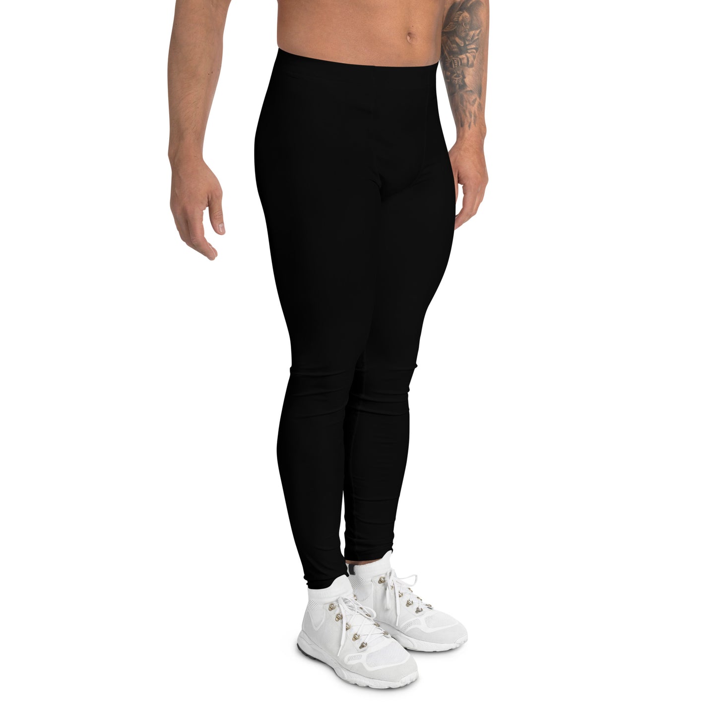 Men's black leggings