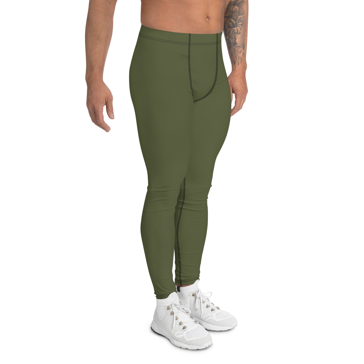 Men's leggings olive