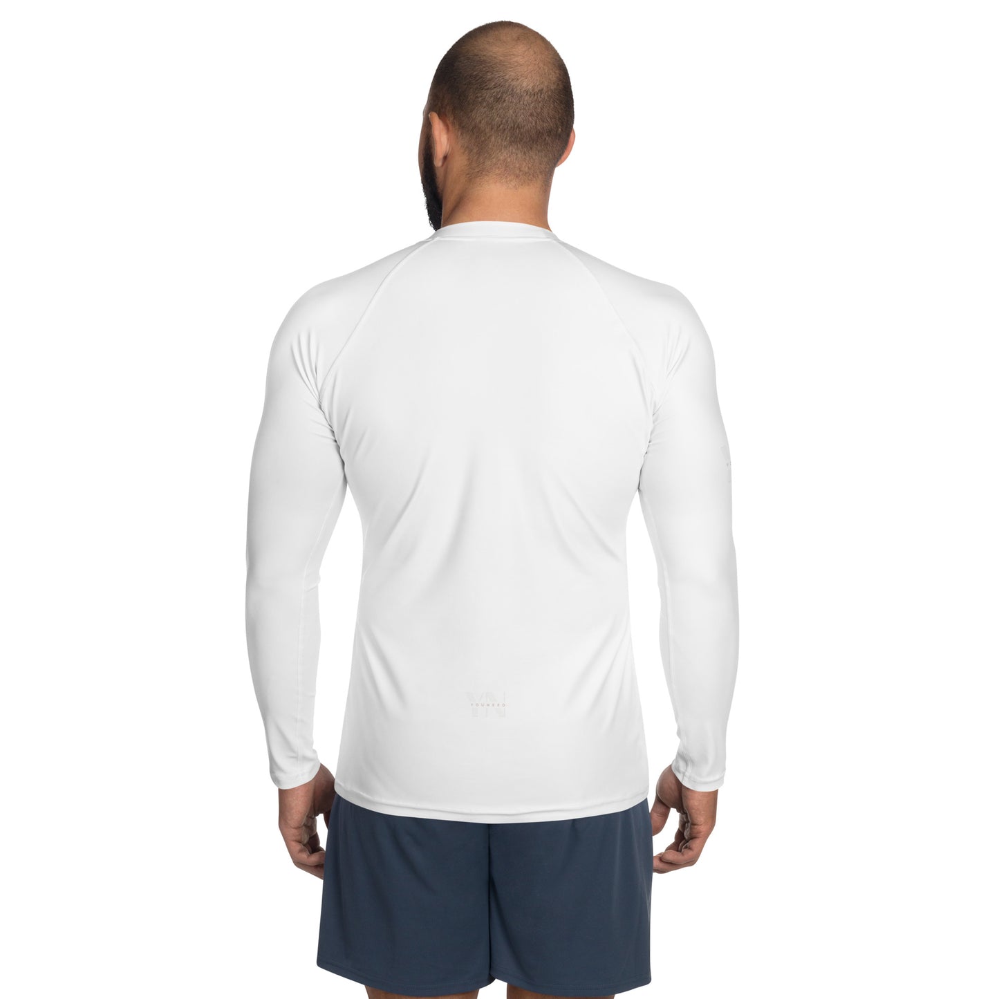 Men's rash guard white