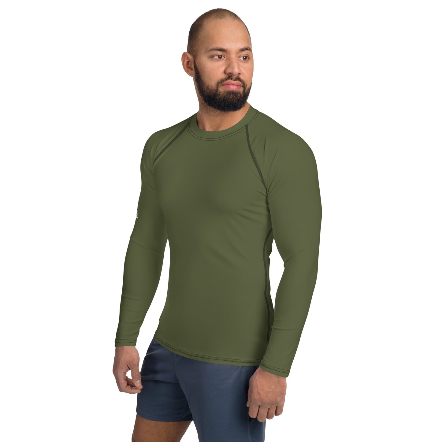 Men's rash guard olive