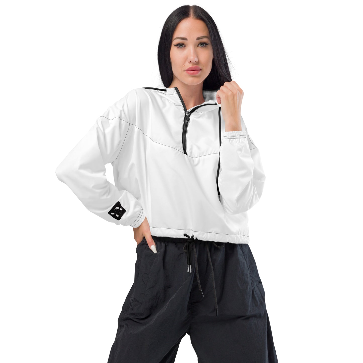 Bauchfreier Damen-Windbreaker für Damen