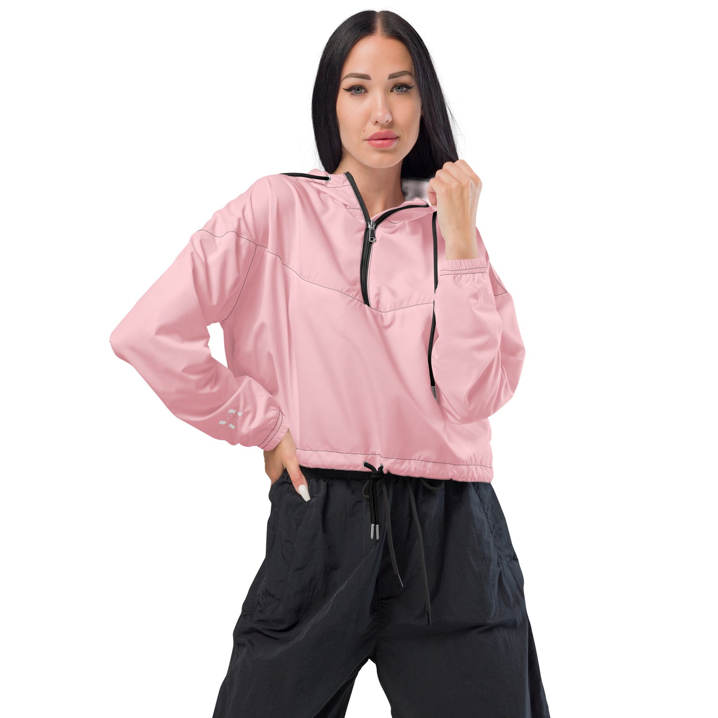 Cropped women's windbreaker for women