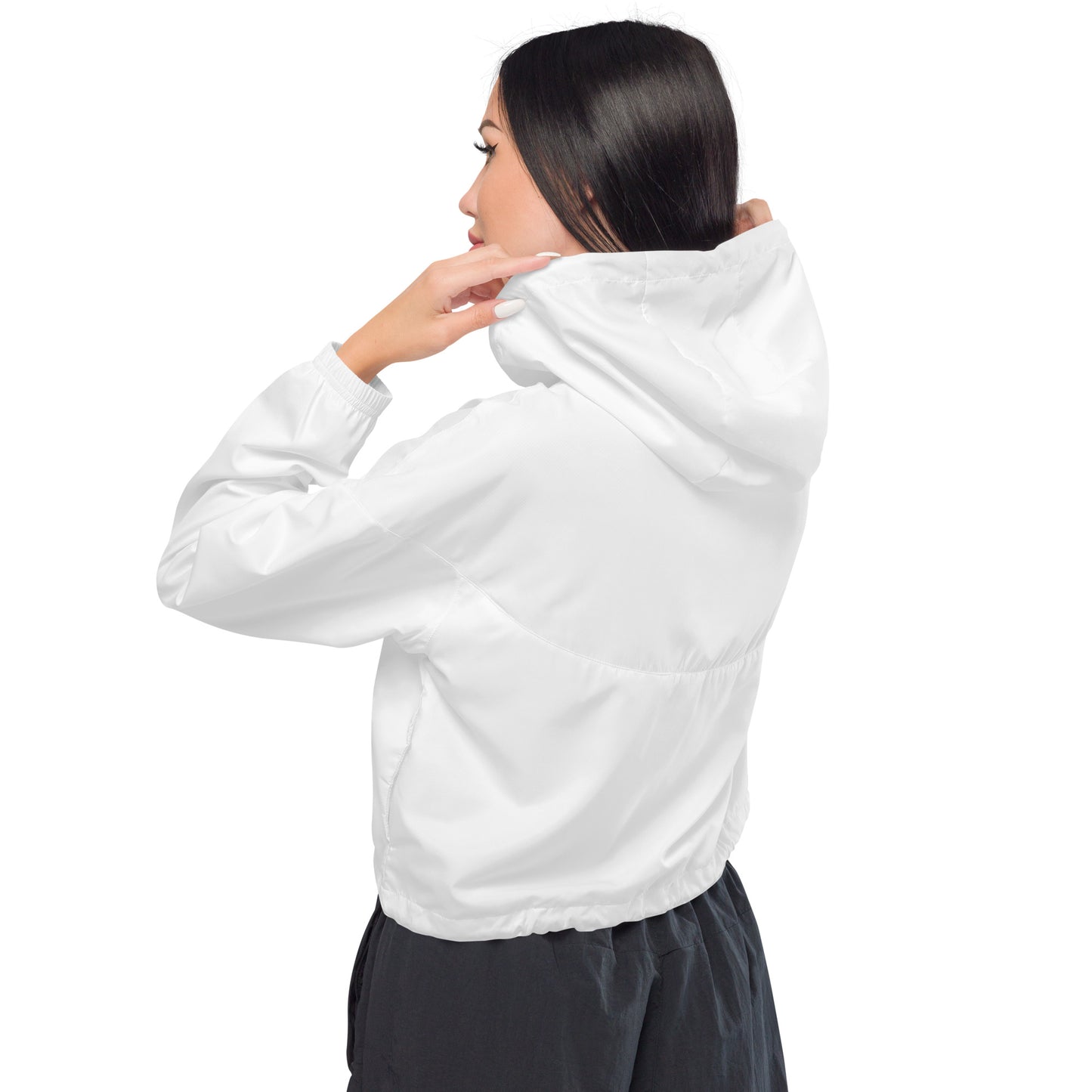 Cropped women's windbreaker for women