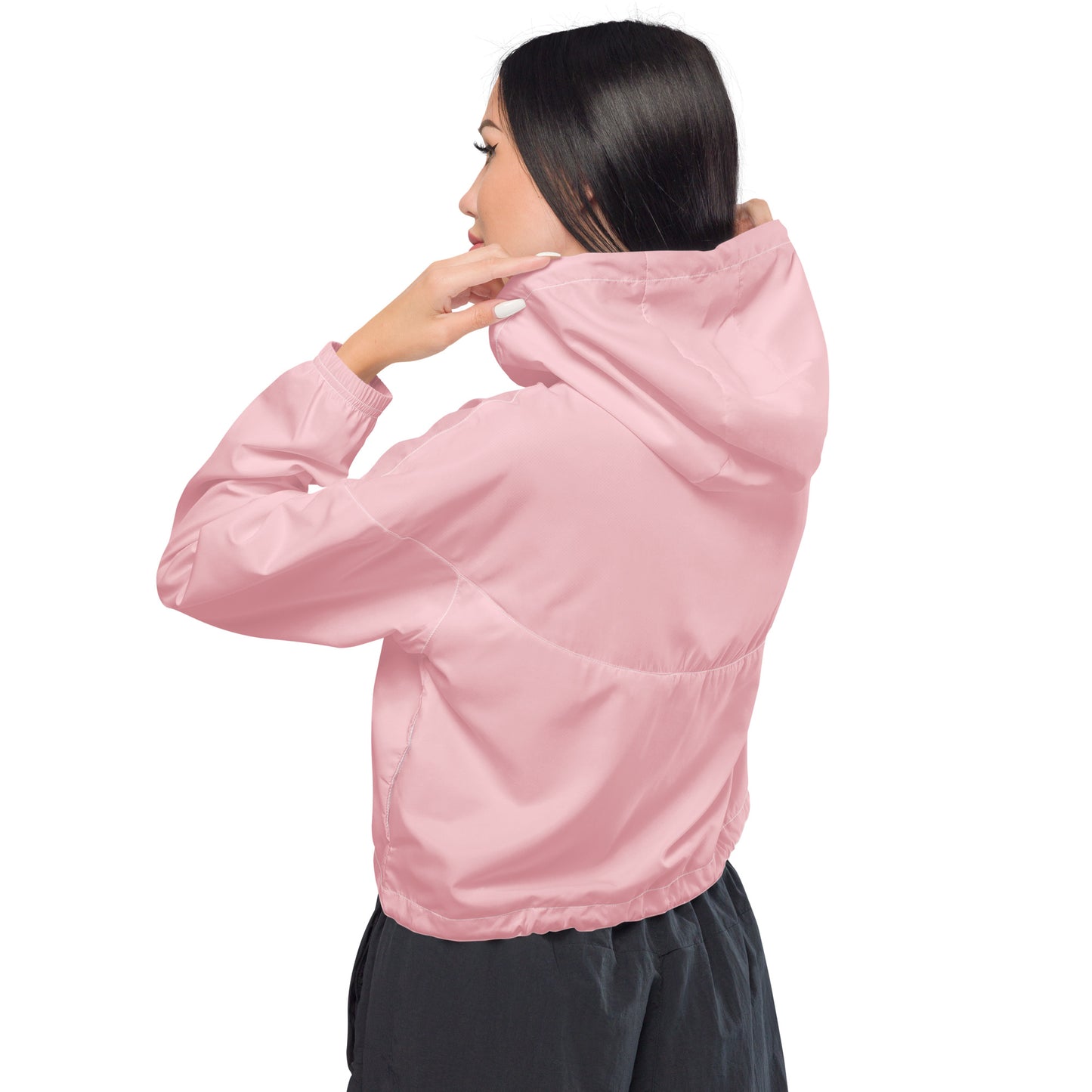 Cropped women's windbreaker for women