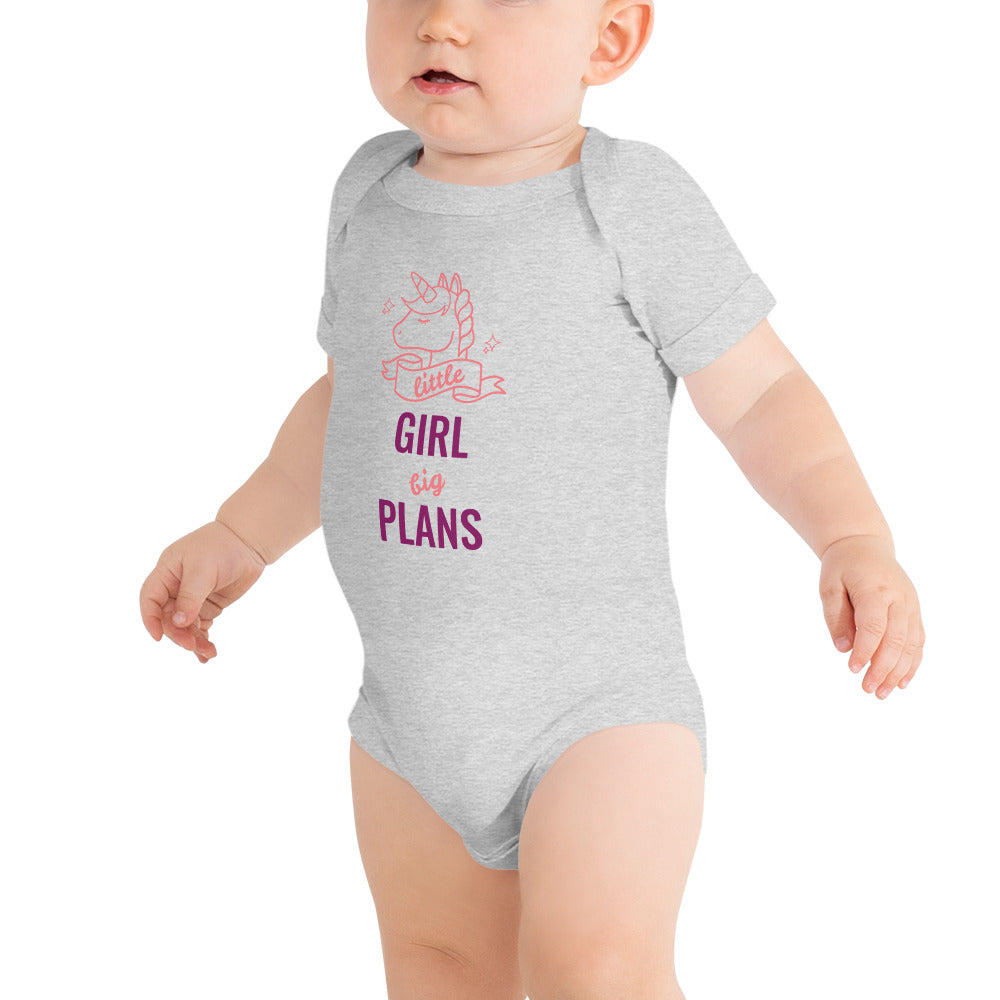 Short-sleeved baby one-piece