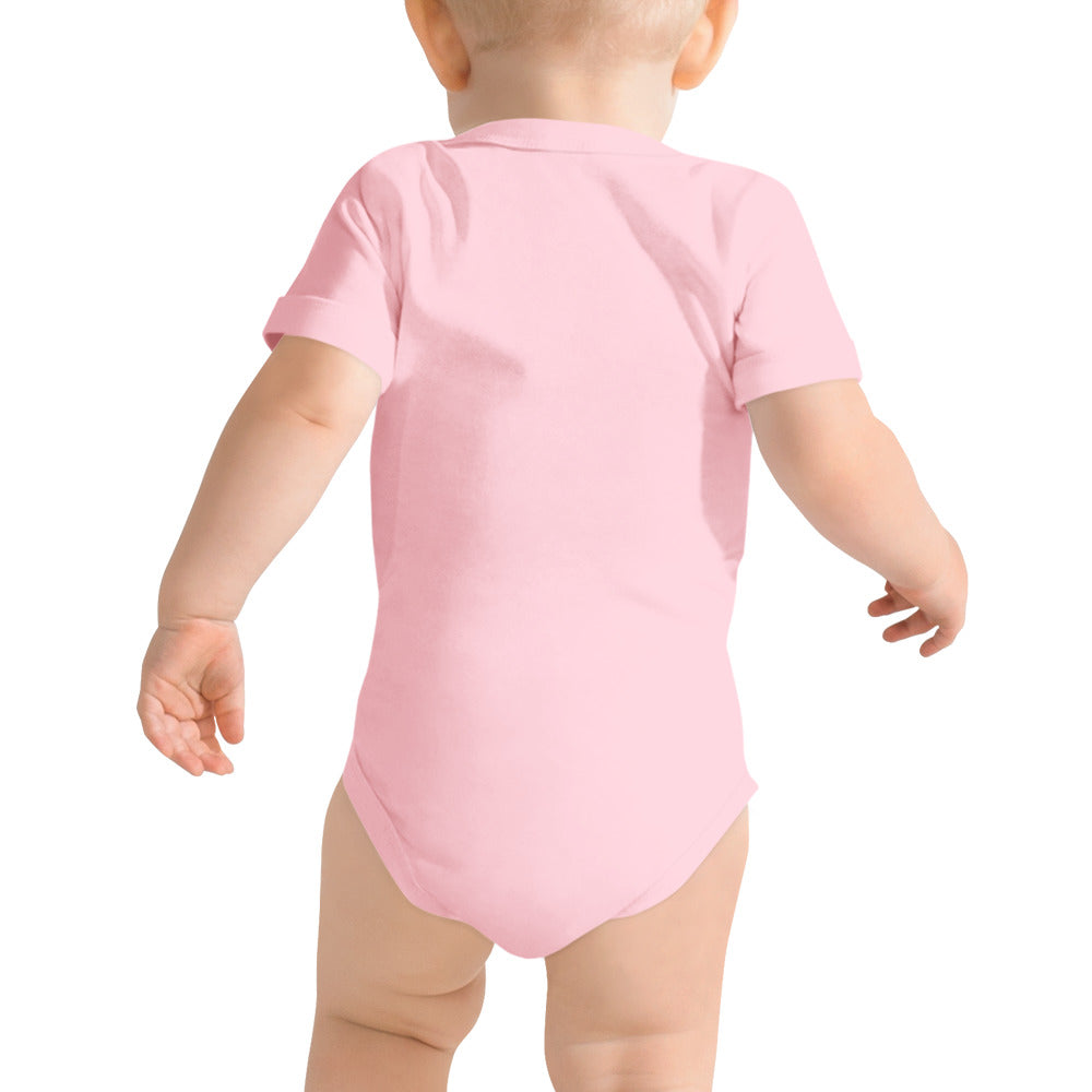 Short-sleeved baby one-piece